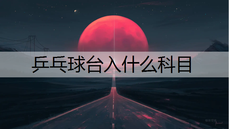 <strong>乒乓球台入什么科目</strong>